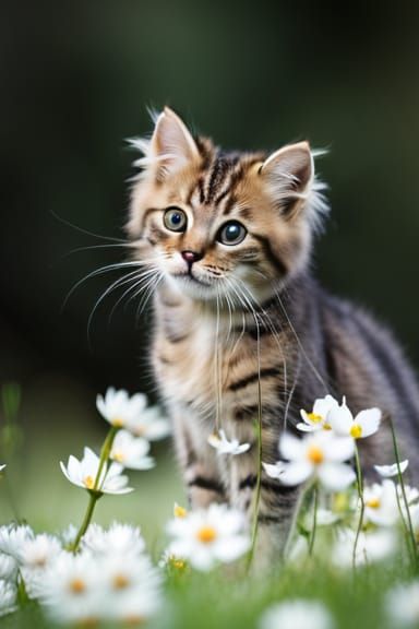 Simple AI-Generated Cat Image