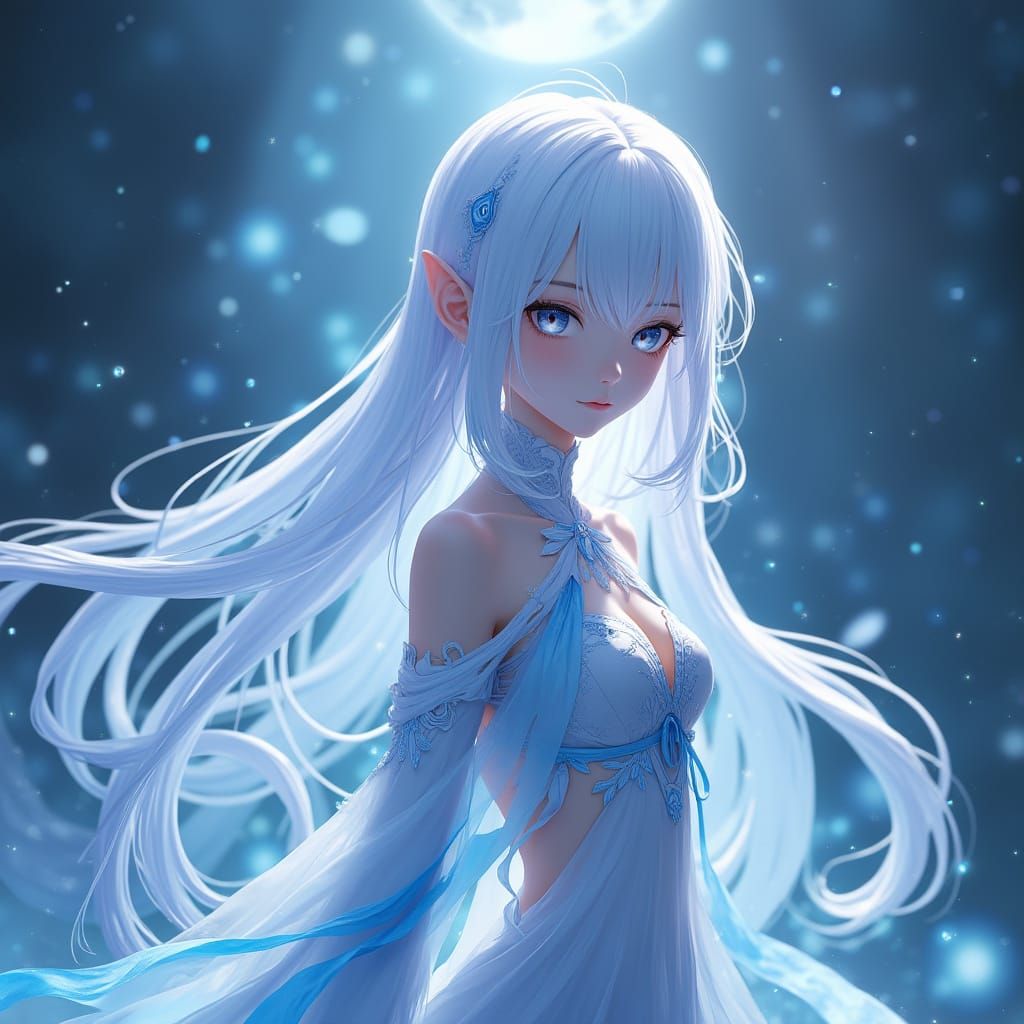 Ethereal Moonlit Goddess