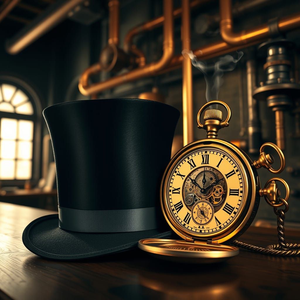 Steampunk Aristocrat's Timepiece