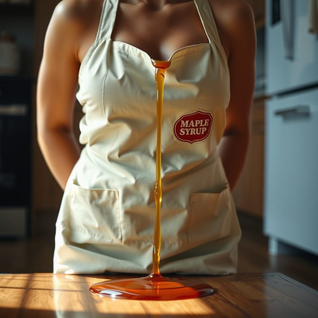 Maple Syrup Portrait in Photorealistic Style
