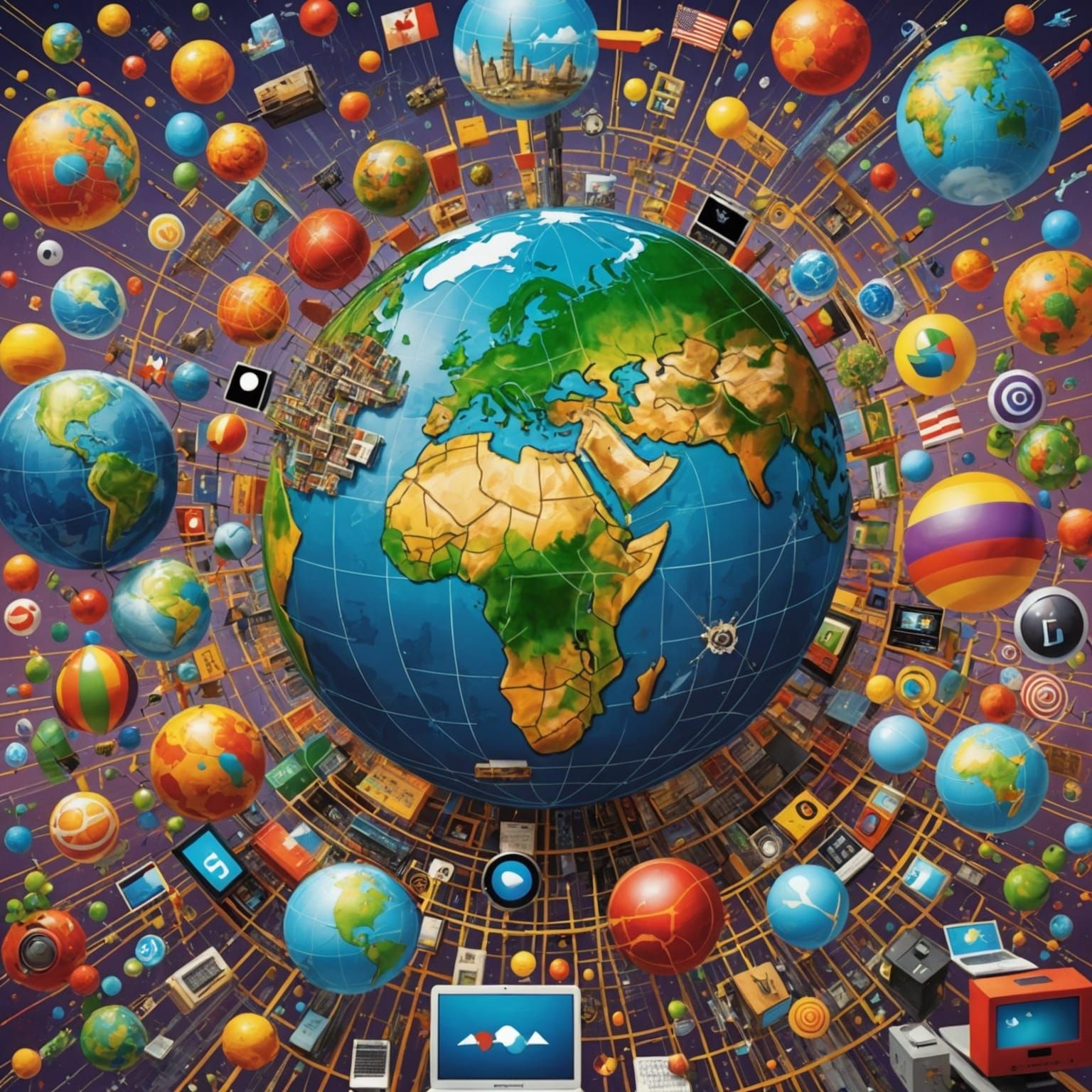 Global Internet Connection: A Vibrant Social Network