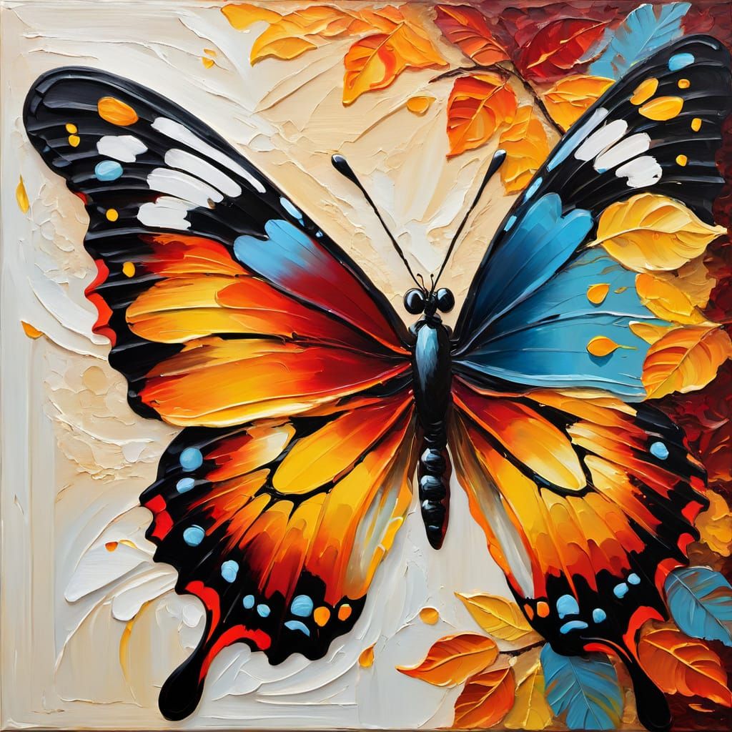Impasto Butterfly