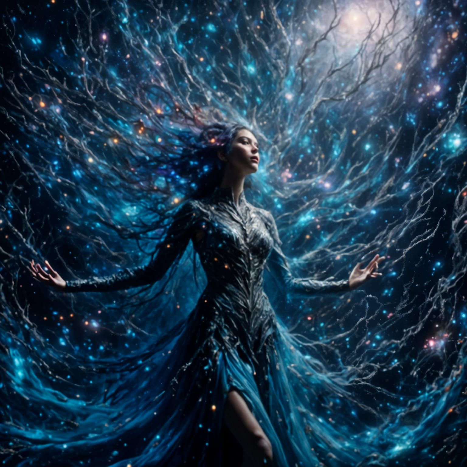 Holographic Encephalopathy Heart in Digital Matte Painting