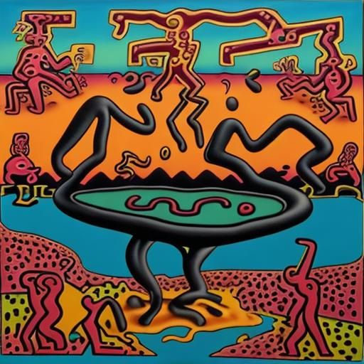Black Island in Pop Art Style