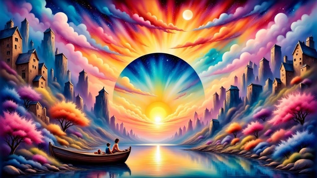 Surreal Tribute to Loving Kindness in Dreamy Sunshine