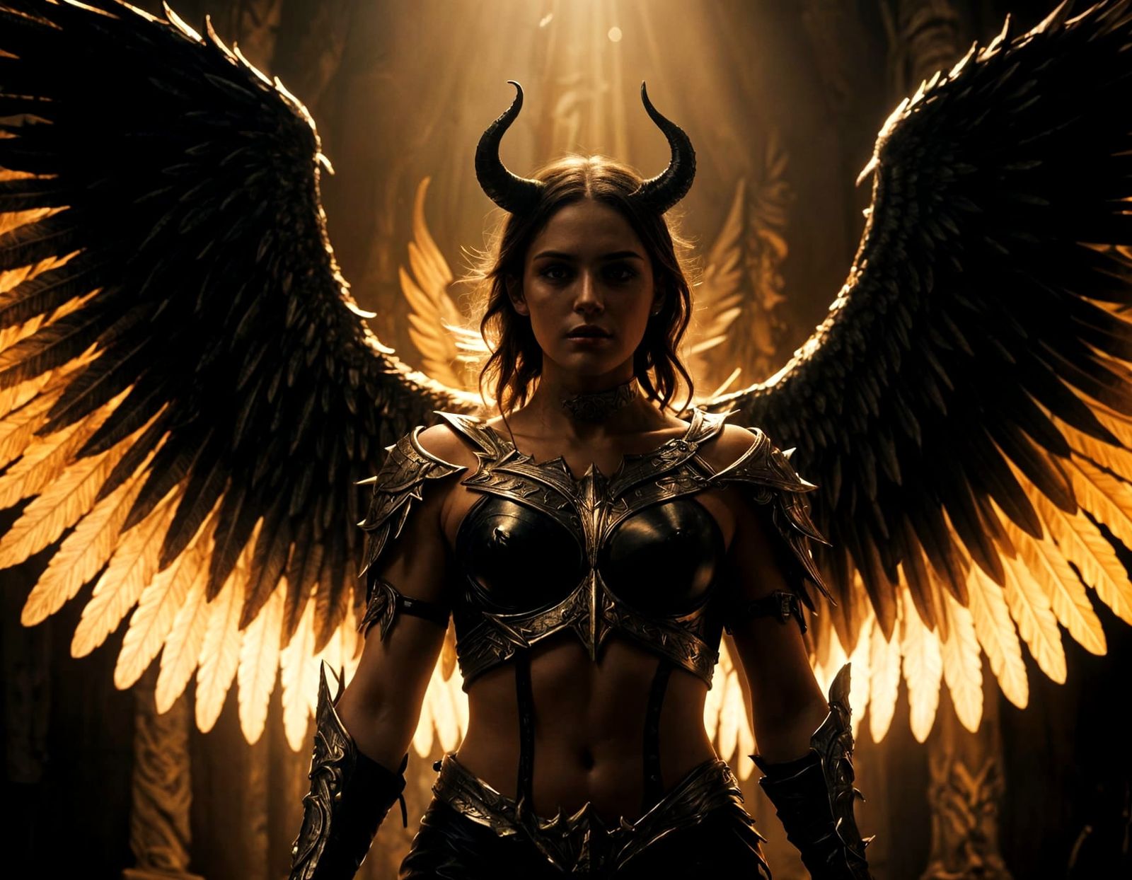 Person Torn Between Angel and Demon, Cinematic Style