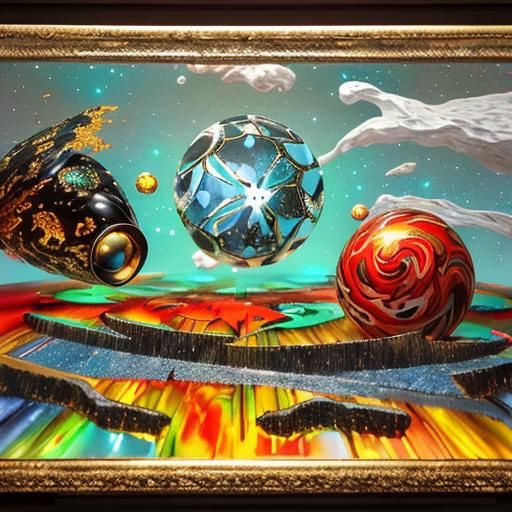 Psychedelic Typography Explosion in 3D