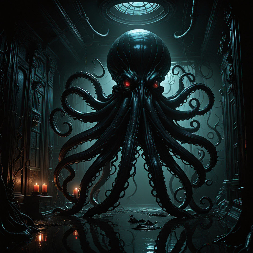 Dark Fantasy Christmas Chaos in Cinematic Film