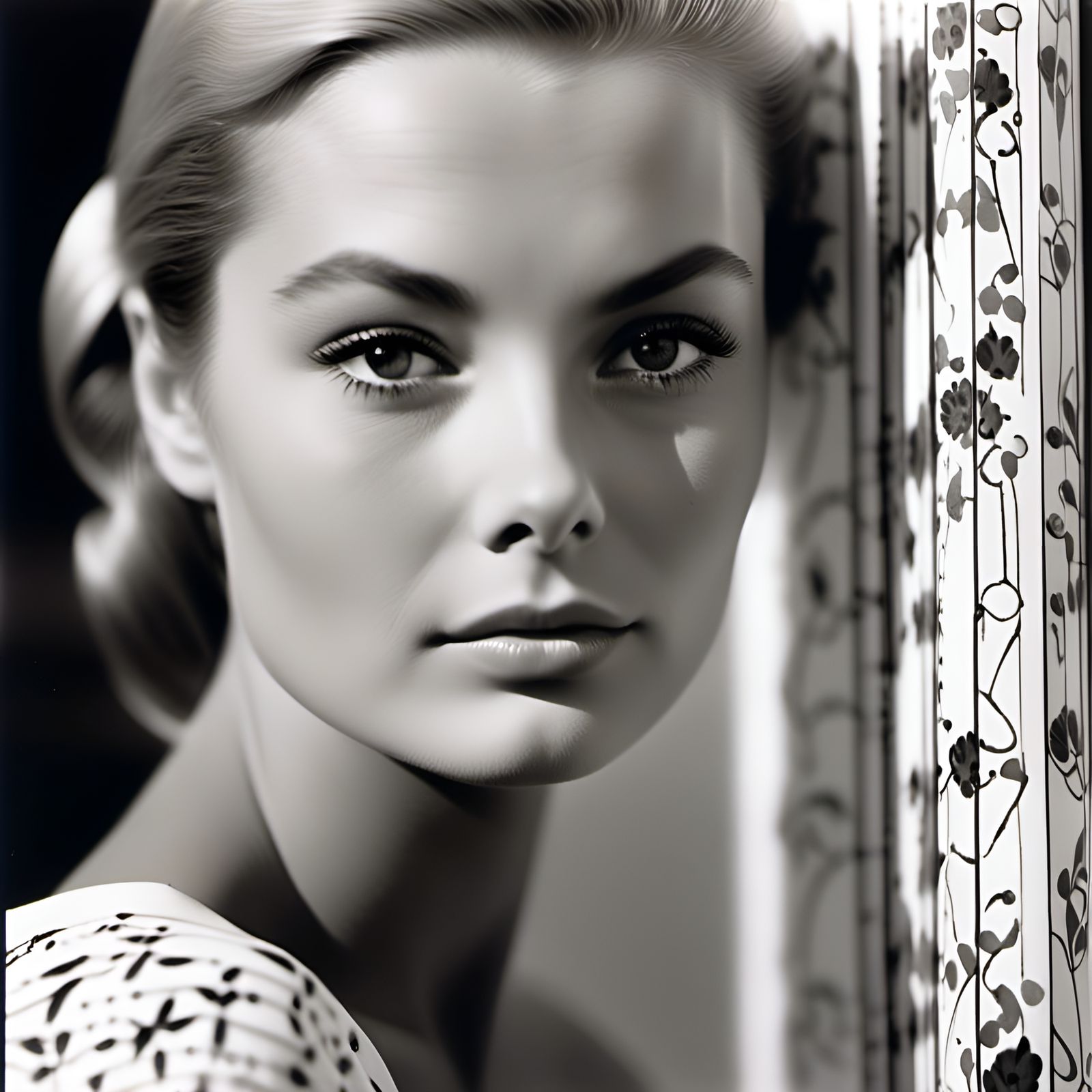 Elegant Portrait Inspired by 1960s Fashion Photography