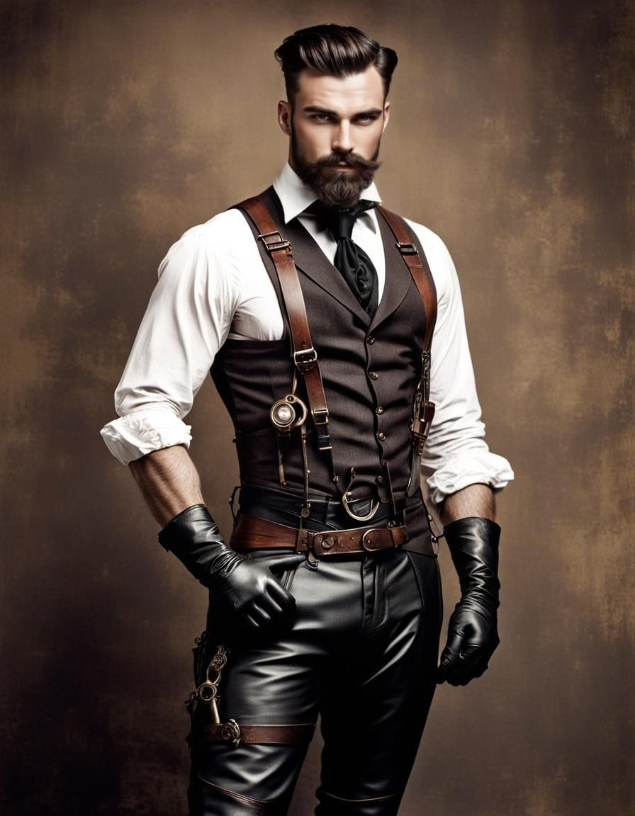 Steampunk Hunk with Sinister Style