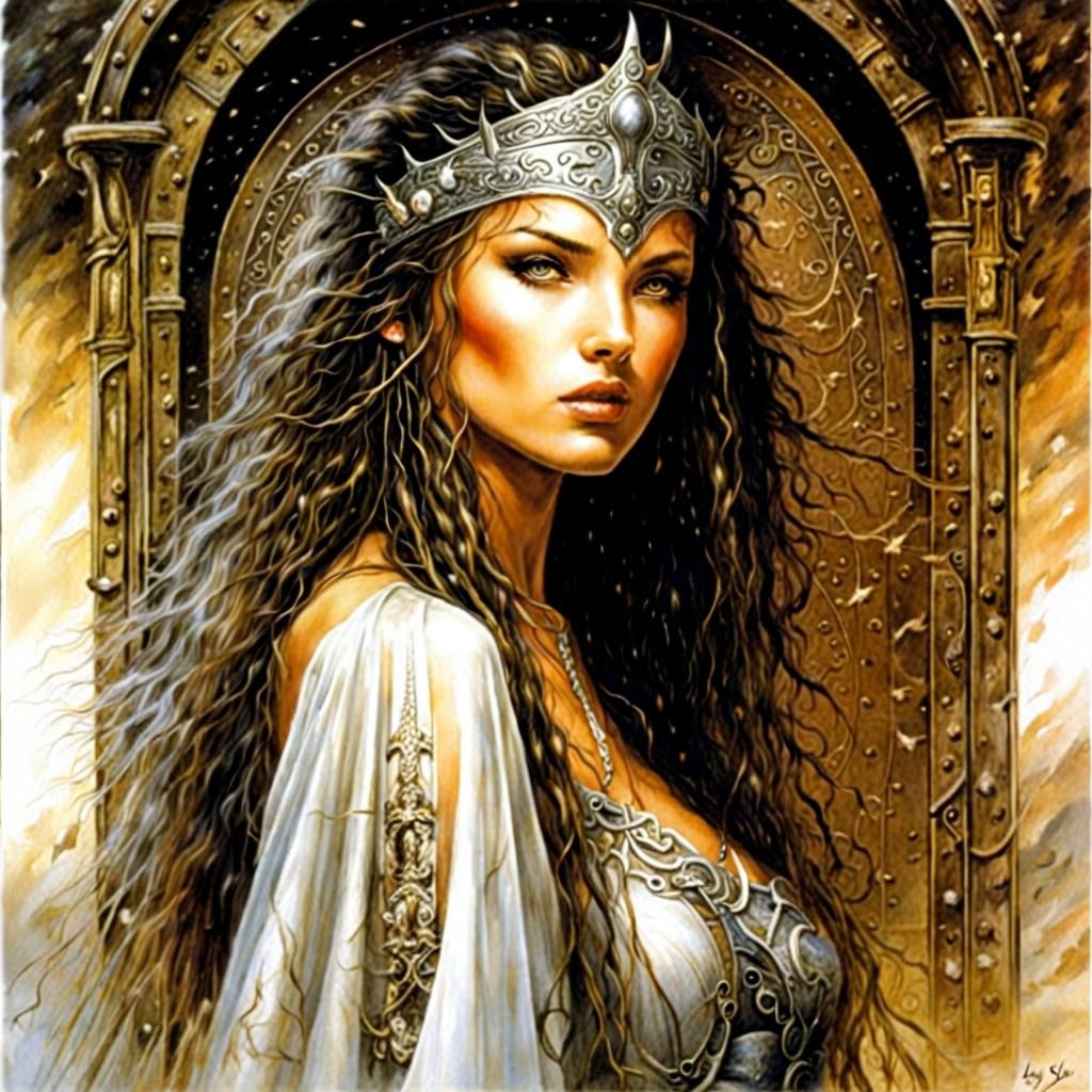 Proud Girl in Luis Royo Style
