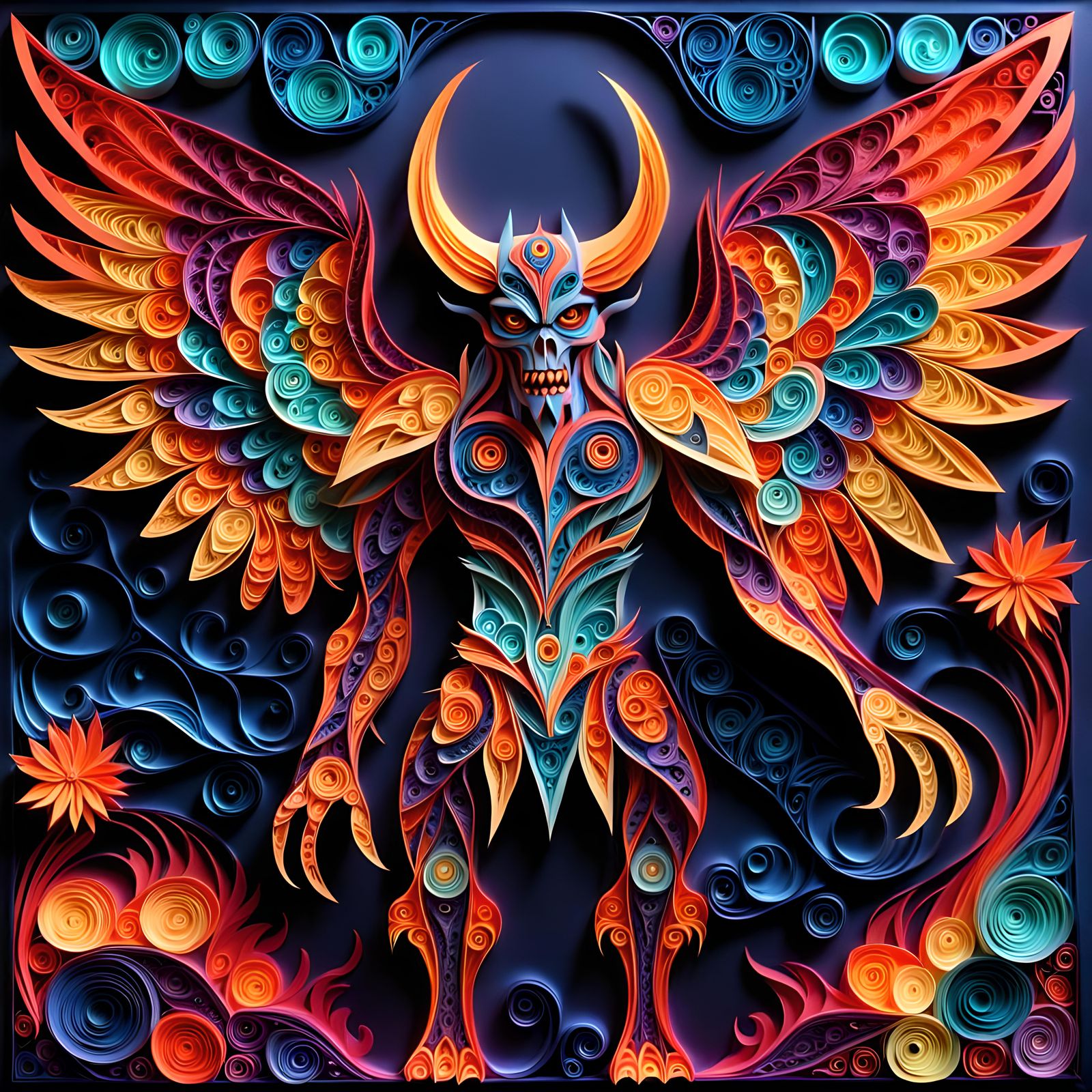 “Lucha Libre” Demon, Mexican Myth: 2nd Largest Mexican Demon...