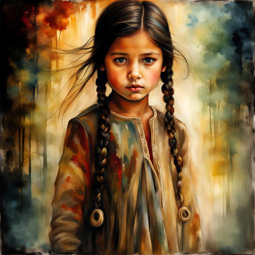 Dreamlike Double Exposure: Shadows and Courage