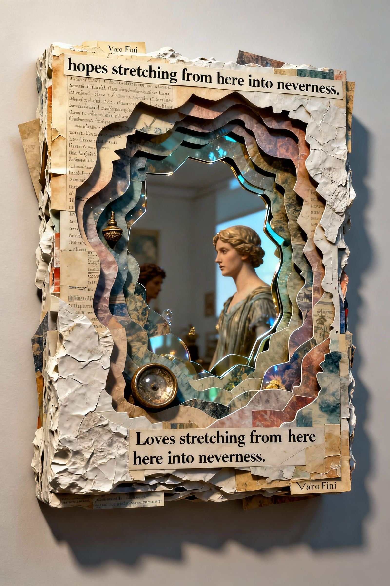 Mirroring Lost Dreams Hiding Found Objects Stretching From H...