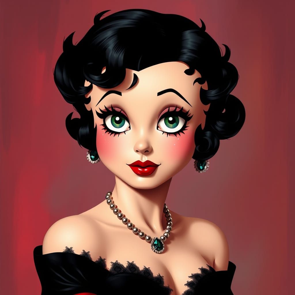 Sophisticated Betty Boop Reimagined