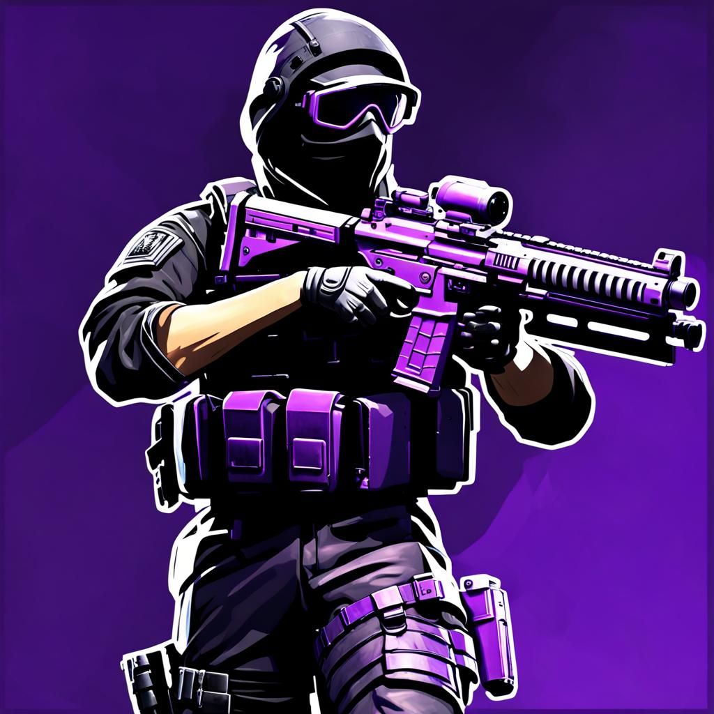 Rainbow Six Siege New Operator: Purple and Black SWAT