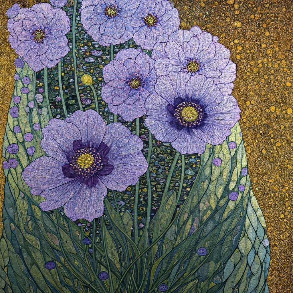 Surrealistic Blooms in Soft Evening Hues