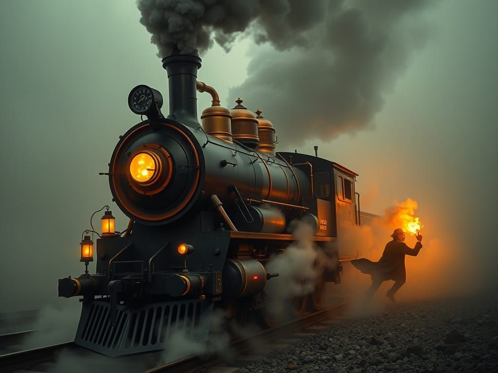 Steam-Powered Train Unleashes Fury in Dark, Industrial Lands...