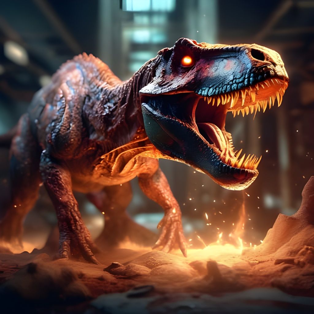 Realistic Image of a Tyrannosaurus Rex