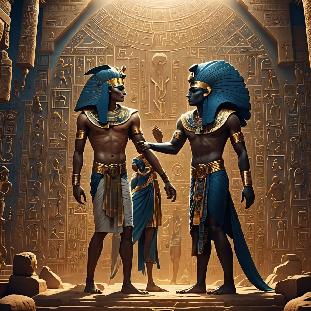 Horus and Seth Entwined in Egyptian Energies