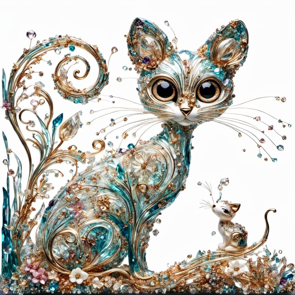 Whimsical art deco and fantasy