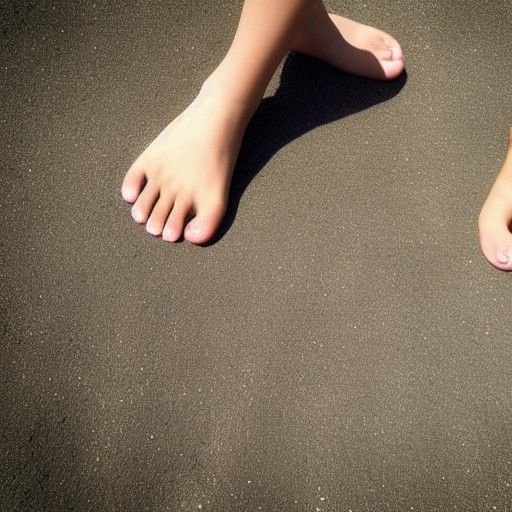 Feet Bathed in Divine Sunshine