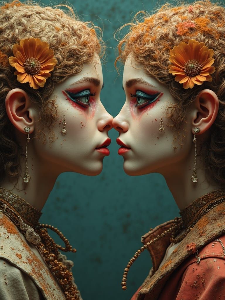 Where They Touched Split-Infinity in Their Clothes Carved fr...