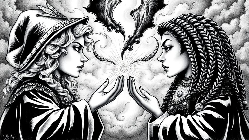 Battle of Wits Between Two Enchantresses