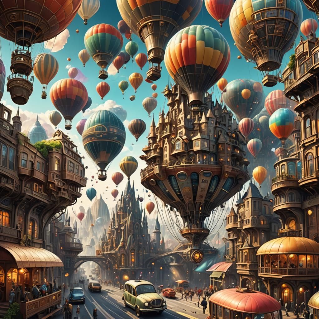 Teslapunk Arcology Inside Skyscraper in Ethereal Style