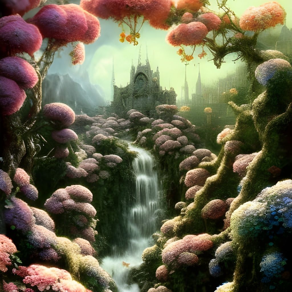 Enchanted Hydrangea Forest Magical Kingdom