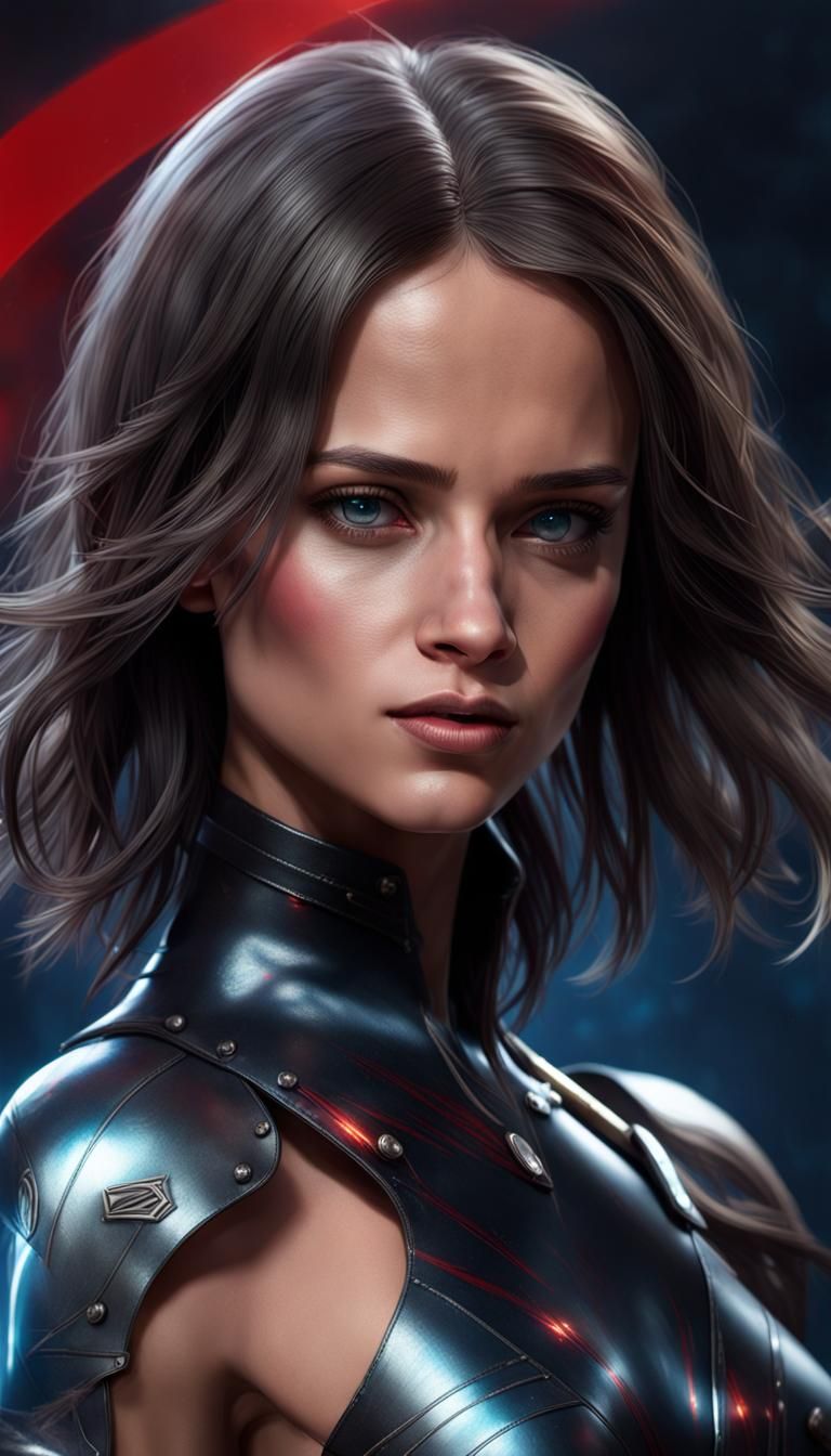 Alita: Battle Angel Inspired Portrait in 8k