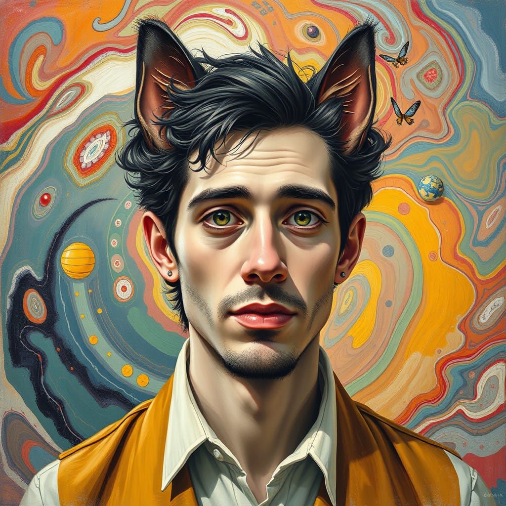 Surrealist Emanuel in Whimsical, Dreamlike Splendor