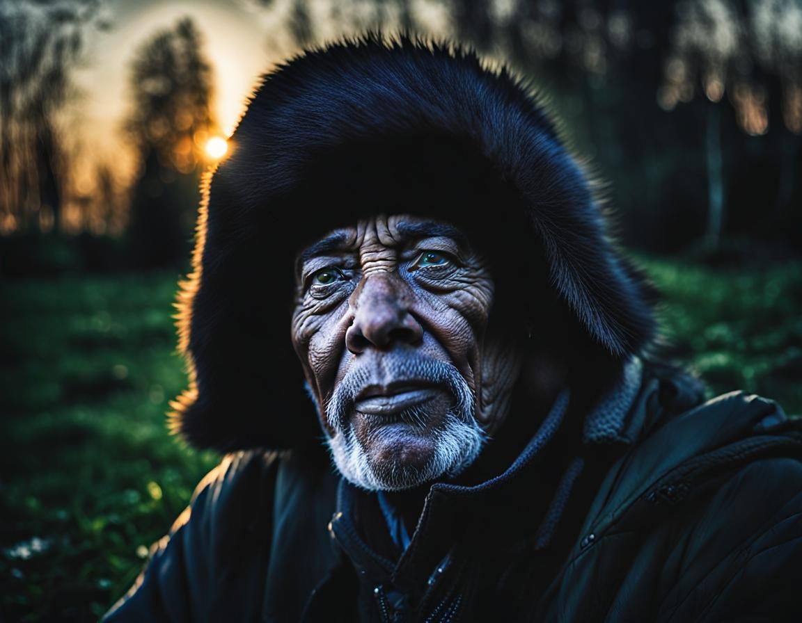 Peaceful Sunlit Portrait of Nature's Harmony