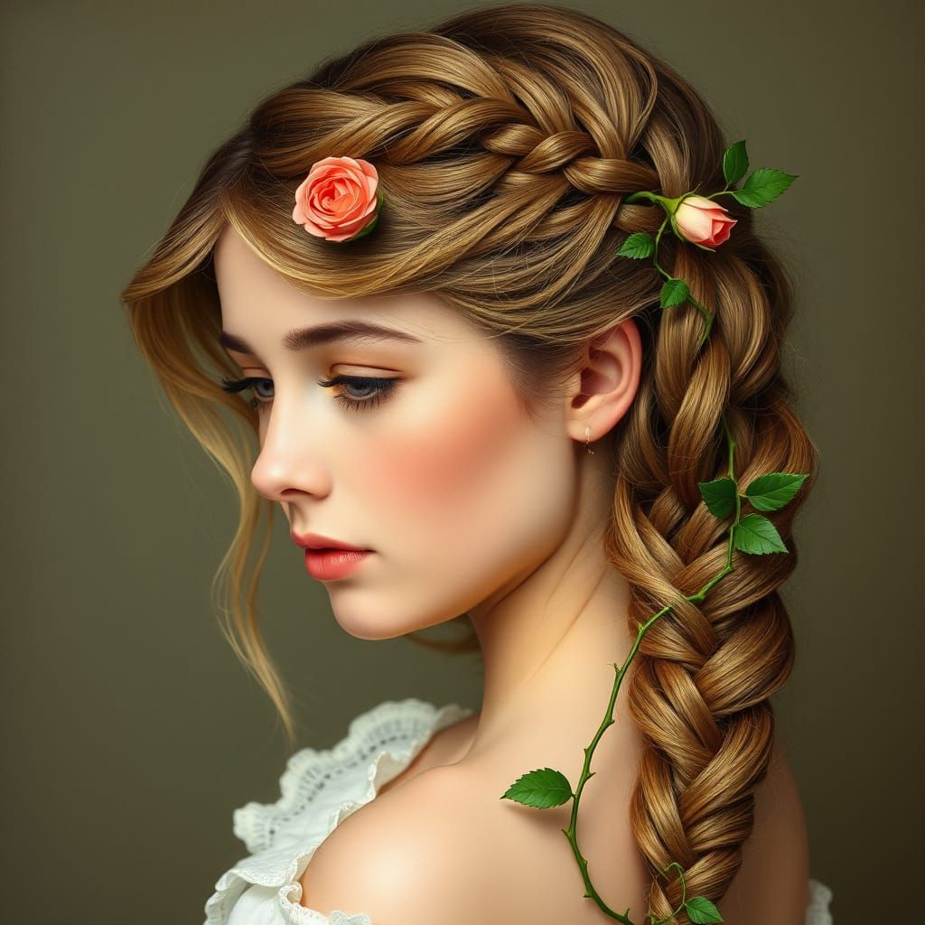 Effortless Elegance in a Pre-Raphaelite Dream