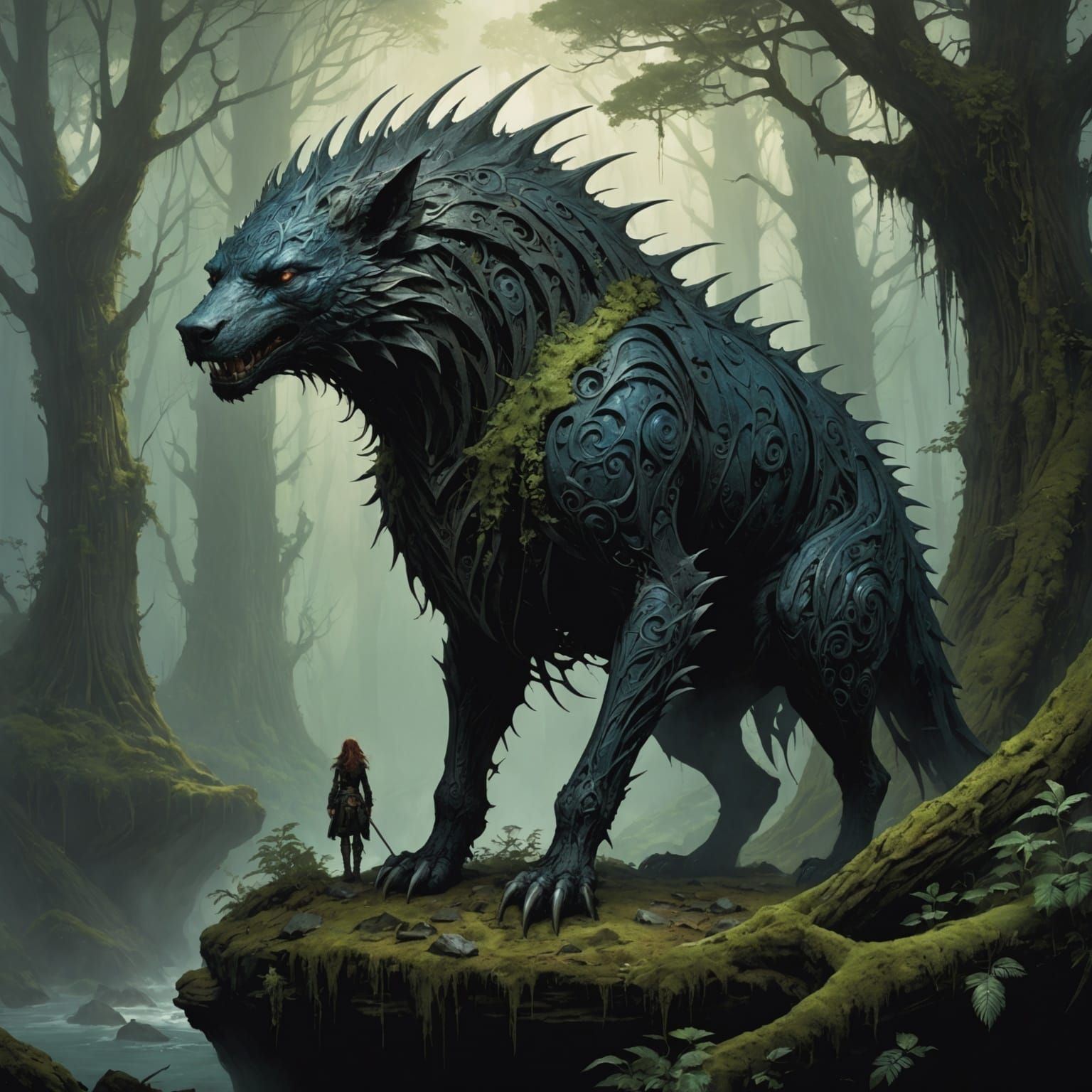 Grimdark Fantasy Art: Organic Gothic Surrealism