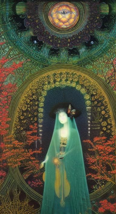 Fairytale Mycena Subcyanocephala Dreamscape