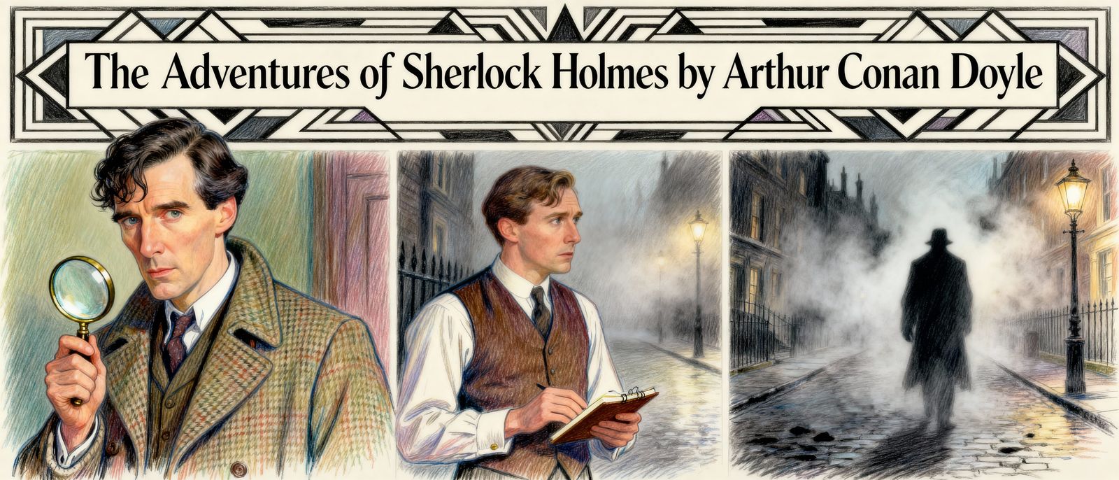 Sherlock Holmes Investigation in Foggy Victorian London