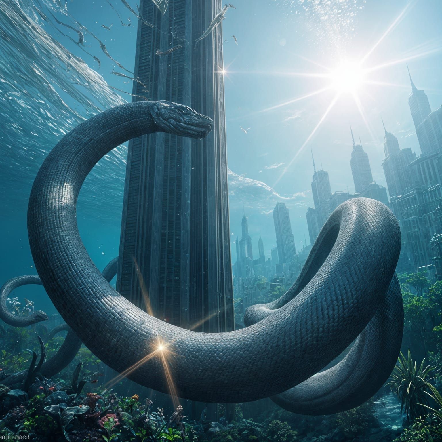 Submerged Metropolis in a Sea of Wonder