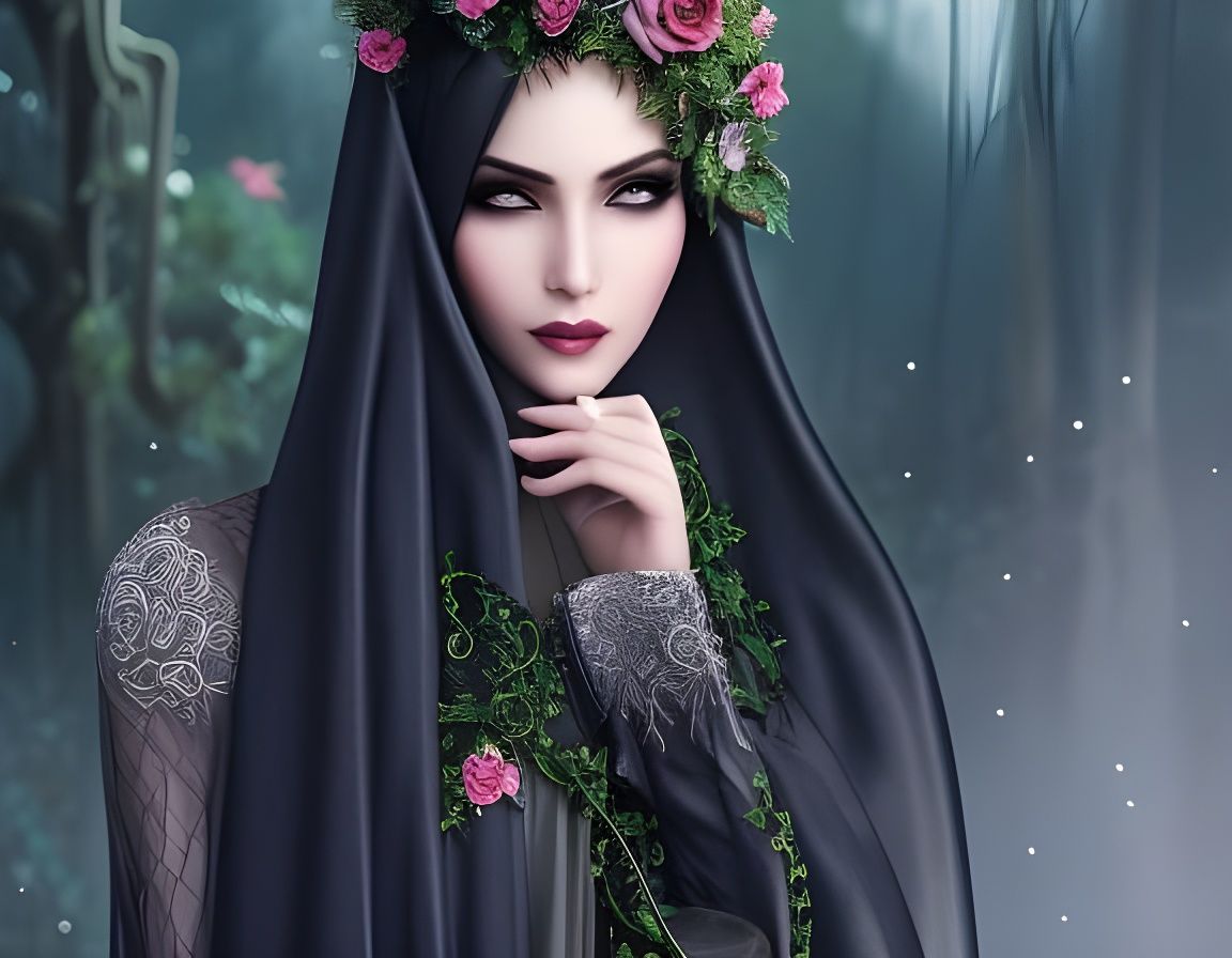 Portrait of a islamic woman