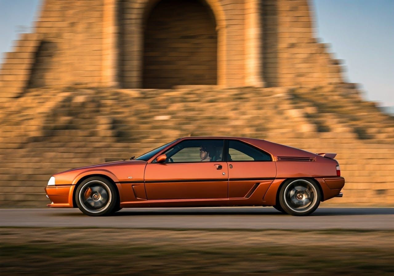 Citroën BX Coupe Concept Cruises the Great Wall