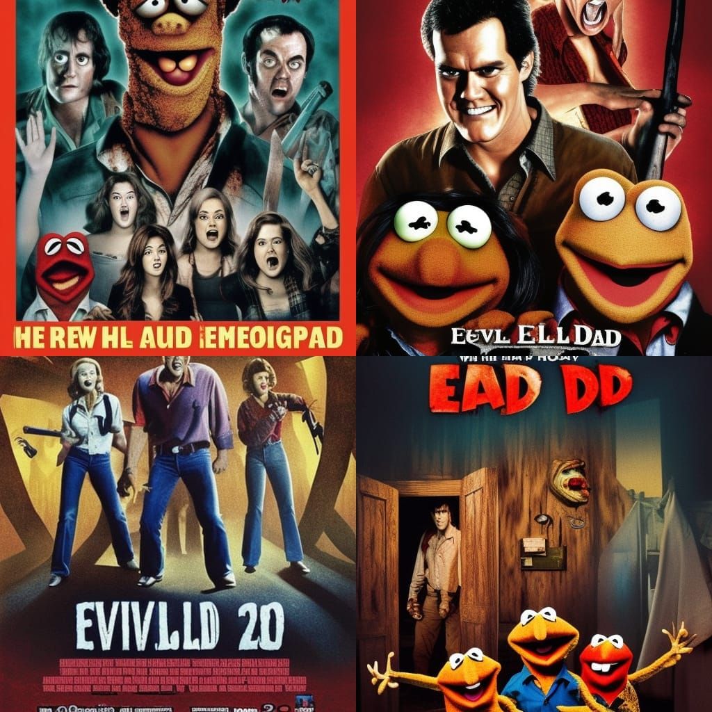 Evil Dead 2: Muppets Movie Poster Parody