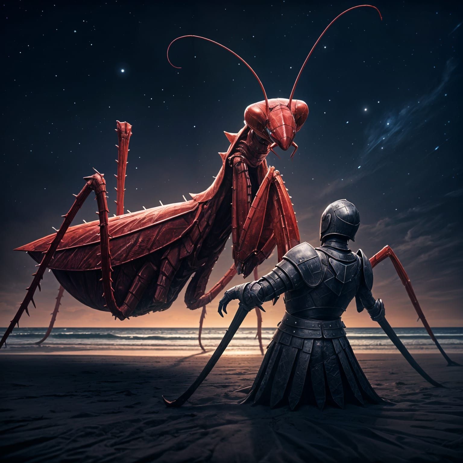 Achaekek fighting Gorum