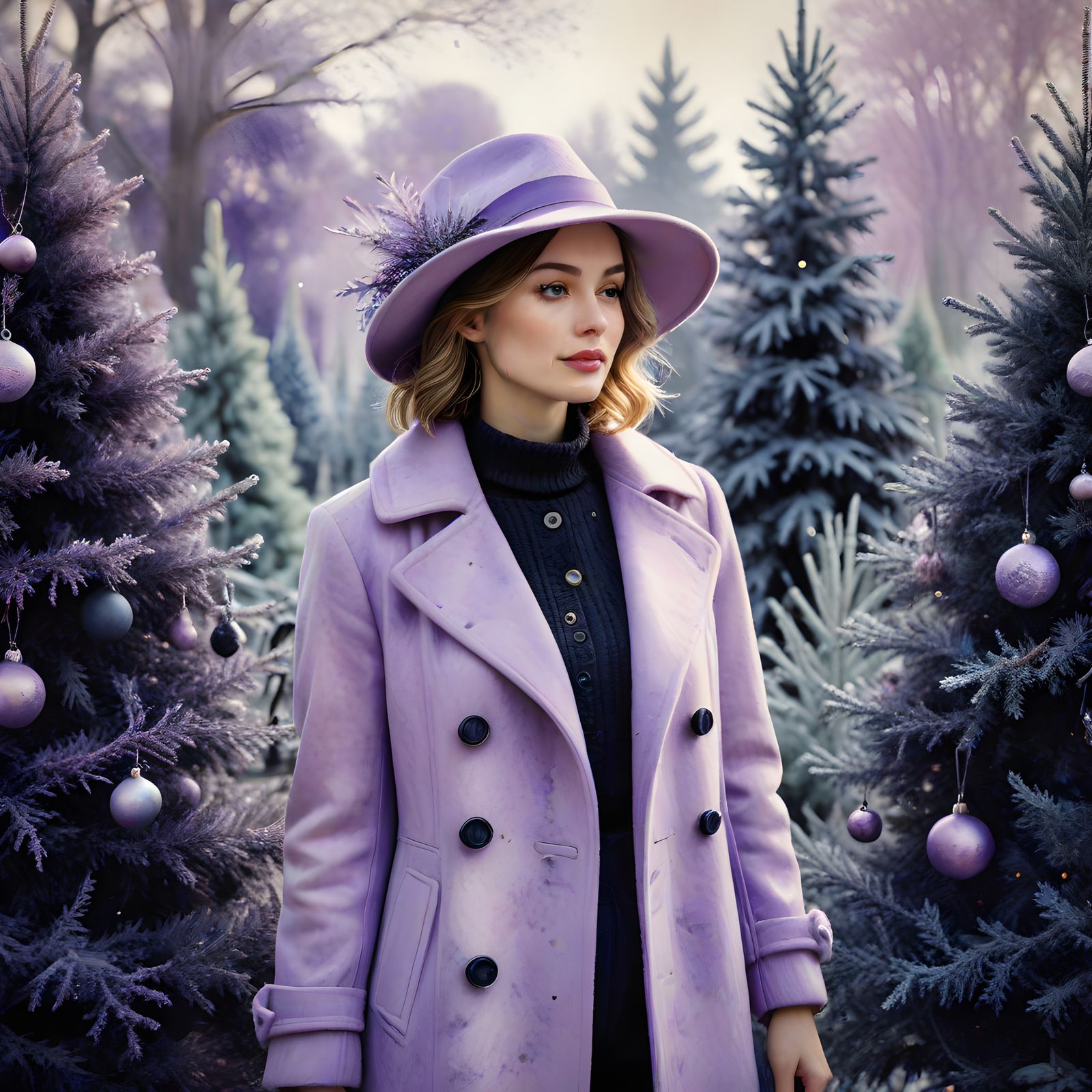 Christmas in Lavender Twilight