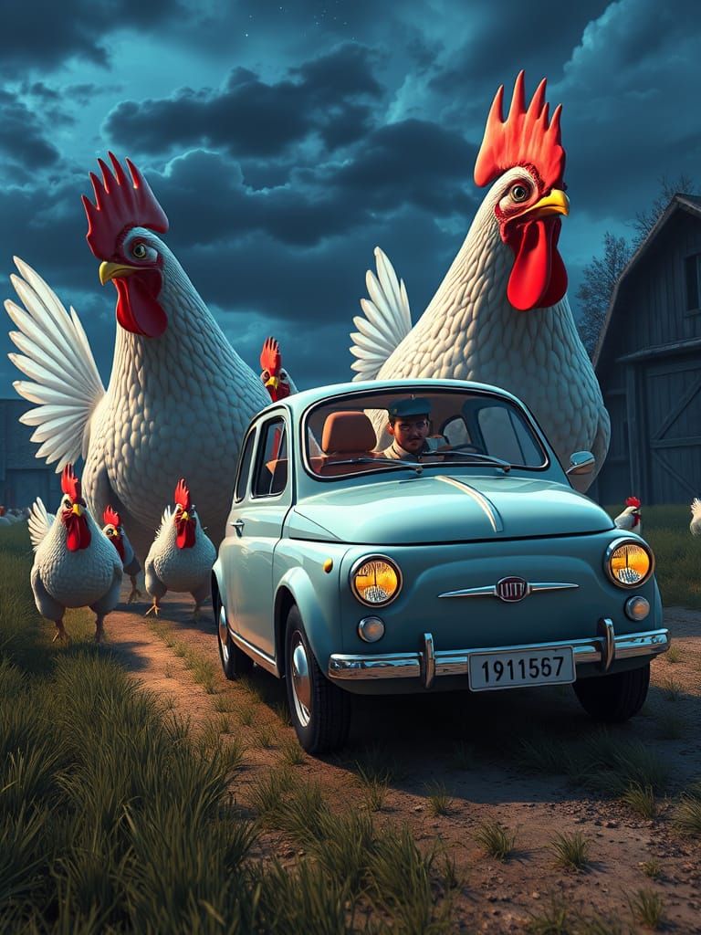 Lupin the Third's Chicken Chase: 3D Anime Art