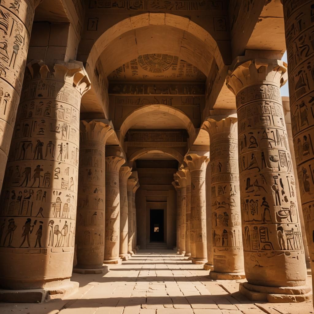 Ancient Egyptian Architecture in Professional Photography St...
