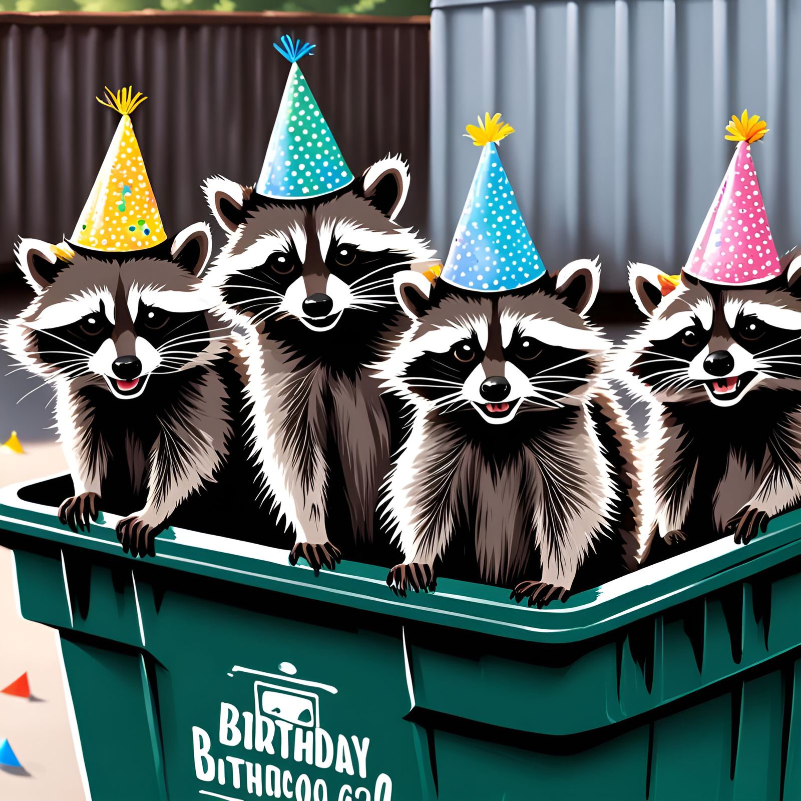Trash Panda Birthday Party
