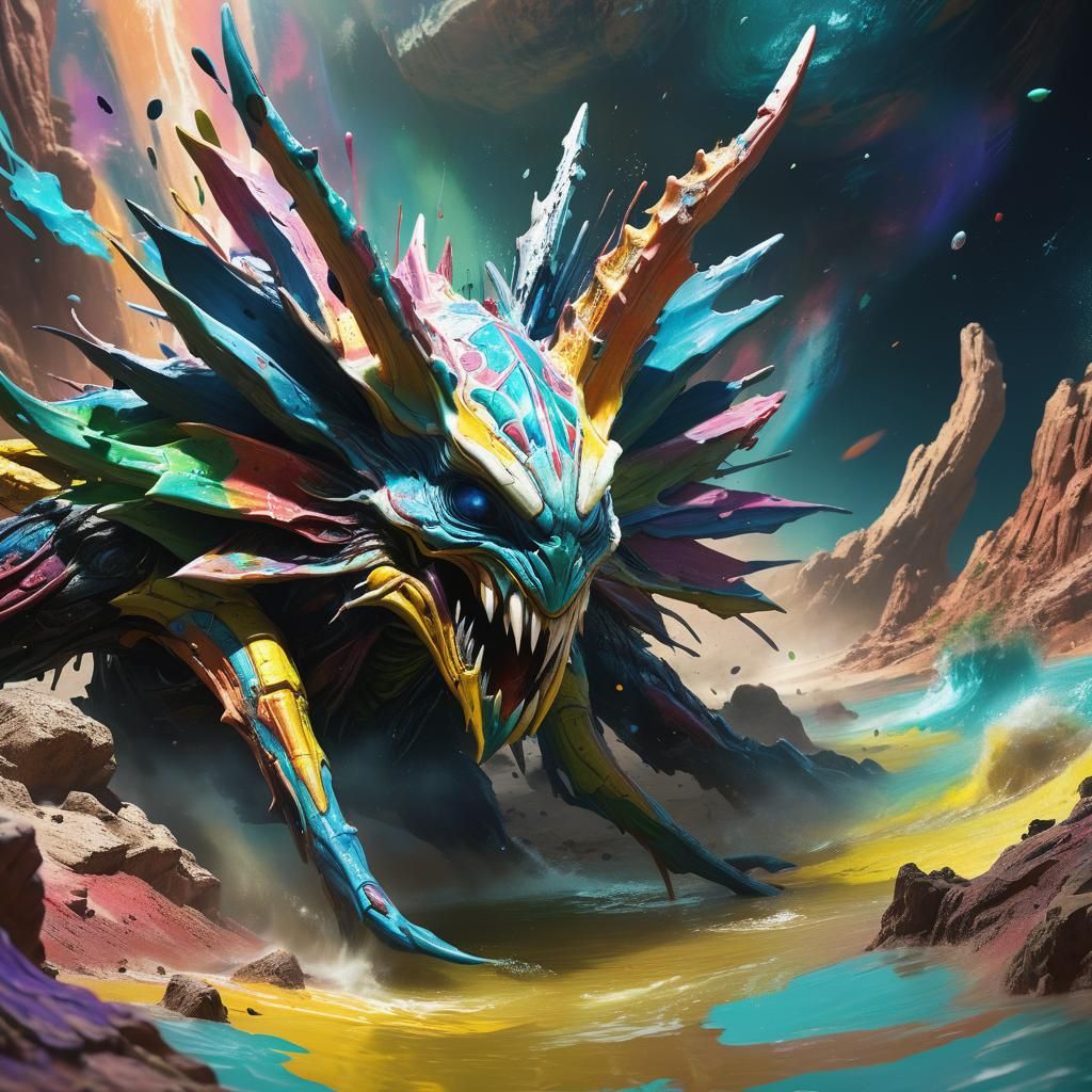 Hyperrealistic Alien Encounter in the Southwest