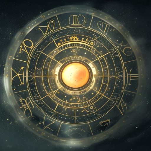 Alchemist Lab with Celestial Clock, Hyperdetailed Concept Ar...