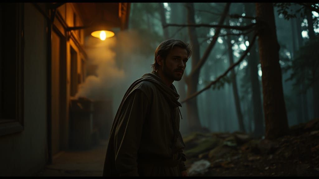 Andor Operative in Gritty Sci-Fi Noir Setting