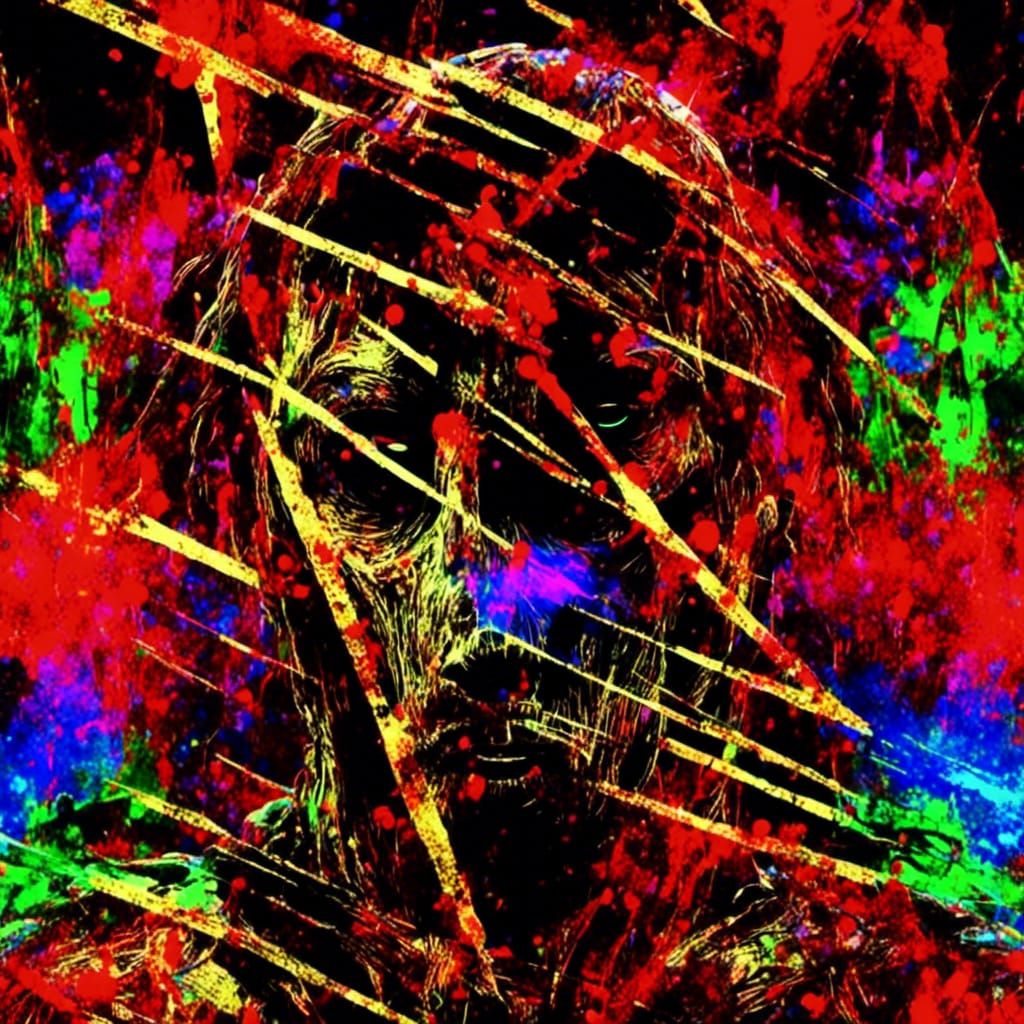 Macabre Psychedelic Chainsaw Dismemberment